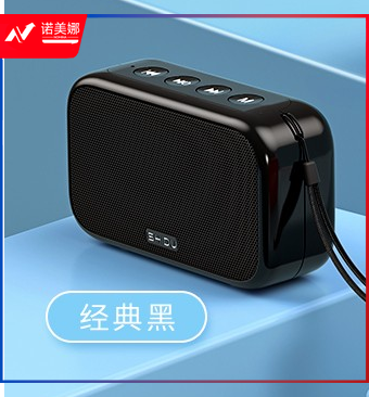 十度（ShiDu） 掌中宝便携迷你音响手持蓝牙双喇叭立体声小音响插卡音箱迷你大音量 F3经典黑标配