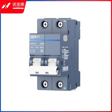 正泰(CHNT)空气开关空开断路器1P 1P+N小型家用 NB3-63 1P+N 40A