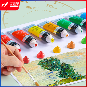 晨光丙烯画颜料5ml APL976A6 12色装