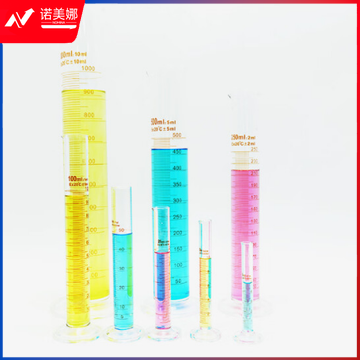 冰禹 BY-7005 加厚玻璃量筒 化学实验室玻璃刻度量筒 5-1000ml套装（共8个型号）
