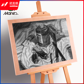 马利(Marie's)素描椴木空心画板4k 儿童学生油画素描美术写生画板 窄边加厚无毛刺椴木画板G6302