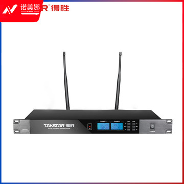得胜（TAKSTAR）UC-2R无线话筒一拖二会议麦克风鹅颈手持领夹主持家庭ktv话筒会议麦克风 UC-2R主机