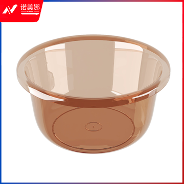 塑料盆 直径约44cm 高约18cm脸盆 洗手盆 透色颜色随机