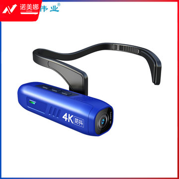 警蓝伟业 DSJ-H1  128G  视频监控设备 耳挂式执法记录仪4K高清头戴式运动录像机wifi直连 32G