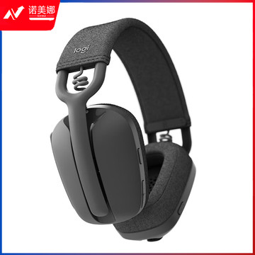 罗技（Logitech）Zone vibe 100无线蓝牙耳机音乐办公耳机麦克风 黑色
