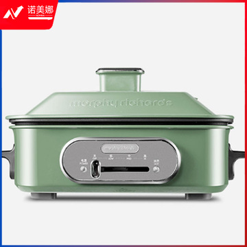 摩飞 MR9088 多功能蒸煮煎炸火锅 绿色 1400W 绿色