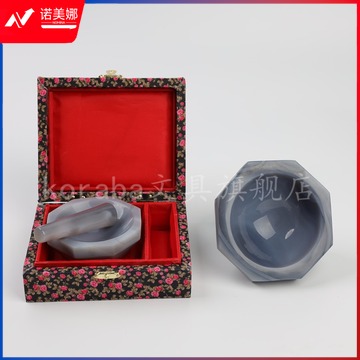 里博 玛瑙研钵耐磨内径5060708090100120150 40mm
