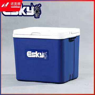 爱斯基（ESKY）33L车载家用车用保温箱便携式商用冷藏箱户外冰桶保鲜箱附8冰袋 安全用仪器