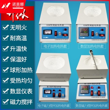 惠利得 数显恒温电热套可调温电加热套磁力搅拌器500ml实验室 数显控温+磁力搅拌250mL