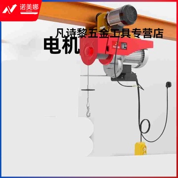 欧井 微型电动葫芦220V小型吊机0.5吨带跑车行车升降机航吊起重机 PA800连体20米配1T跑车
