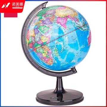 得力/deli 得力(deli)地球仪旋转世界高清立体办公教学中小学生儿童节礼物教 3034直径25cm 教学仪器