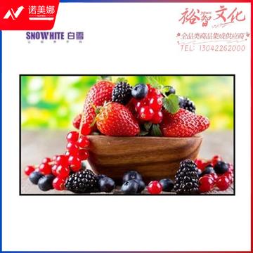 白雪 精品画框幕珍珠白纳米4K长焦抗光硬屏 200英寸16:9珍珠白窄边画框(