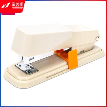 得力0280订书机办公用通用型订书器多工能12号定书机带标尺可定位订书机