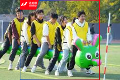 趣味运动会道具毛毛虫亲子学校户外充气大型团建儿童竞速游戏器材