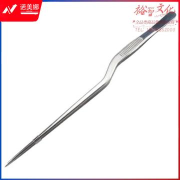 冰禹 BYA-562 不锈钢枪状镊子 植物组培弯镊子 耳鼻喉镊子 23cm(精品)（2个起订） (