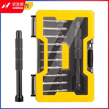 得力（deli）螺丝刀套装 十字小一字梅花多功能工具 11件套