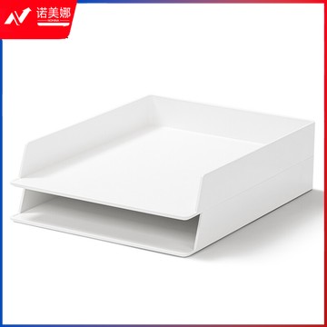 纽赛/NUSIGN 文件盘(白色)(2个/套)