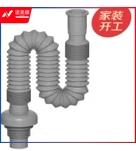 下水管接口管径3.5cm，长85cm