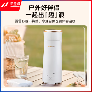 奥克斯(AUX)电热水杯加热杯热水壶 插电保温烧水杯 迷你便携式旅行出差 智能恒温烧水HX-DR01A
