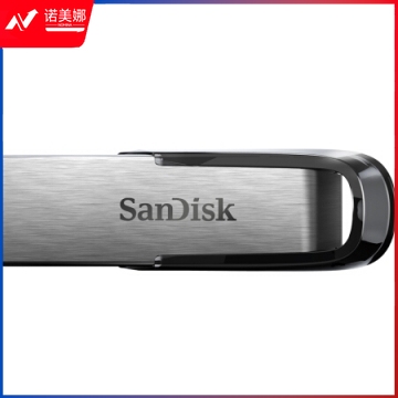 闪迪 (SanDisk)16GB USB3.0 U盘 CZ73酷铄 银色 读速130MB/s 金属外壳   PJ.415