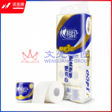 心相印  140g卷纸巾 3层  10卷/提 卷纸 心柔卷筒纸  卫生纸巾  厕纸  面纸巾  DBJ202304041331087