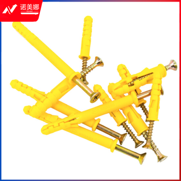 尼龙胀钉 6mm 塑料膨胀管螺栓膨胀螺丝 2000套/包