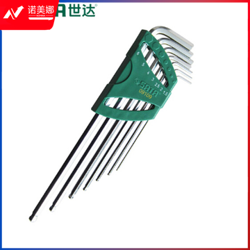 世达(SATA)7件特长球头内六角扳手组套货号09109 DBJ2023041314270710