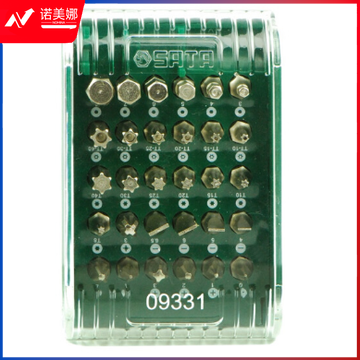 世达(SATA)30件套6.3系列手动旋具头组套货号09331 DBJ202301281320282