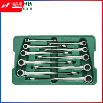世达(SATA)10件加长型X柄两用快扳组套货号08016 DBJ202306301523006