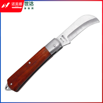 世达(SATA)弯刃木柄电工刀刀 电缆刀  03110 DBJ202301281641191