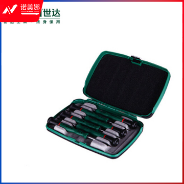 世达(SATA)6件一字微型螺丝批组套货号09311 DBJ202304131518444
