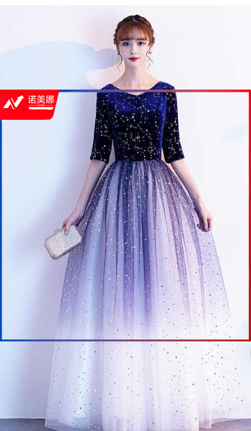合唱礼服女 长裙合唱团演出服DBJ202305101602070