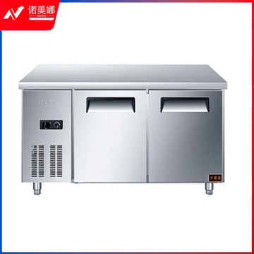 海尔(Haier)330升冷藏卧式工作台冷柜 冷冻保鲜操作台商用冰柜 厨房不锈钢餐饮1.5米操作台冷柜 SP-330C/D2 DBJ202403151322594