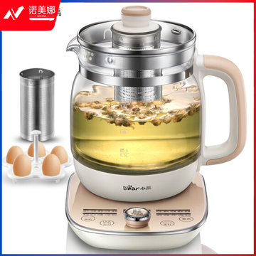 小熊(Bear)养生壶 电水壶烧水壶煮茶器煮茶壶电热水壶 迷你玻璃花茶壶黑茶恒温水壶YSH-A15W6带滤网1.5L DBJ202304071120479