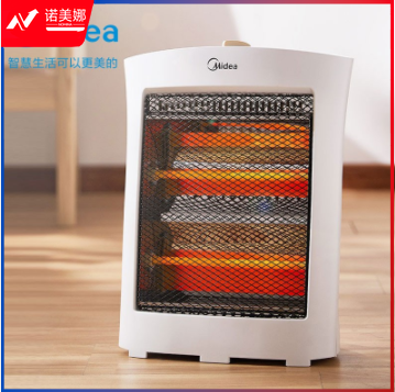 美的（Midea）小太阳取暖器 家用电热扇 立式远红电暖气烤火炉 节能办公室暖手宝 NS8-15D