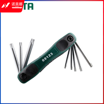 世达(SATA)8件式中孔花形扳手组套货号09123 DBJ202304131439566