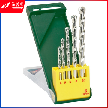 博世(BOSCH)圆柄冲击钻石工钻头套装(5支装)(4/5/6/8/10mm) DBJ2023041714392614