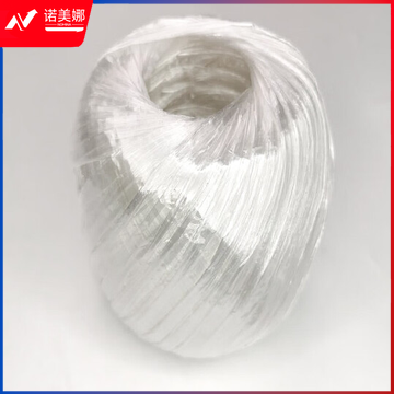 尼龙草球绳透明带封包线 白色新料2厘米宽150克
