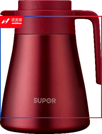 苏泊尔不锈钢真空保温壶1.2L浆果红/KC12HS50   DBJ202307171258361