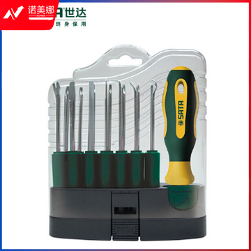 世达(SATA)16件可换头螺丝批组套货号09346 DBJ2023063015362412