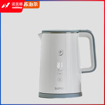 苏泊尔(SUPOR)电水壶 实时显温电热水壶 304不锈钢烧水壶 1500W轻音煮水触控调温 SW-15S65A DBJ202307171300362