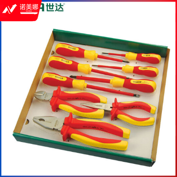 世达(SATA)9件VDE绝缘耐压工具组套货号09262 DBJ202306301527041
