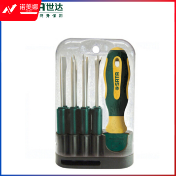 世达(SATA)10件可换头螺丝批组套货号09345 DBJ2023063015362513
