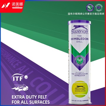 史莱辛格(Slazenger) 网球温网用球铁罐/胶罐训练比赛施莱辛格豹子球练习340939 铁罐四粒装/1筒340940   DBJ202303311411563
