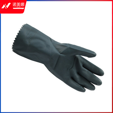 代尔塔 201837 PVC/丁腈双涂层防化保暖手套 VV837 /10 蓝黑色  DBJ202304061603423