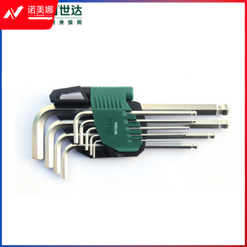世达(SATA)9件套铬钒钢加长球头内六角扳手  09105A DBJ202304171313273