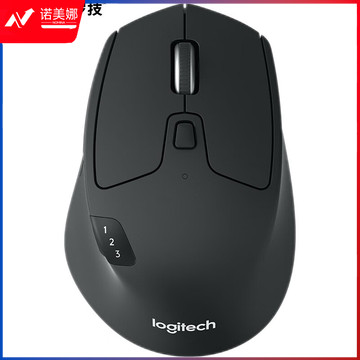 罗技(Logitech)M720   鼠标 无线蓝牙鼠标 办公鼠标 右手鼠标 大手鼠标 黑色 带无线2.4G接收器 DBJ202308051024528