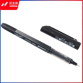 三菱 UB-185 黑色 直液式针管型中性笔 签字笔 走珠笔 0.5mm    DBJ202302041045590