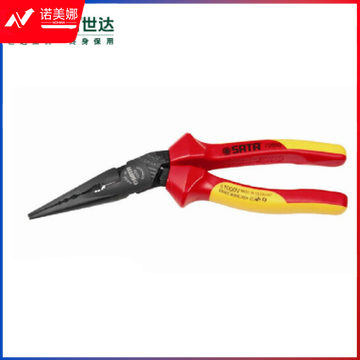 世达(SATA)G系列省力型VDE绝缘耐压尖嘴钳9&quot;货号 72650 DBJ202304171140317