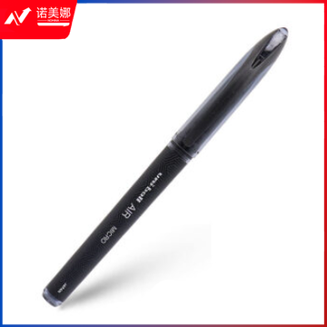 三菱uni-ball AIR签字笔UBA-188-M 顺滑草图笔绘图笔自由控墨黑科技学生0.5m 黑色 12支   DBJ202302041042532